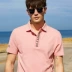 Earl drow nam ve áo Paul T-2018 hè mới màu rắn thêu cổ áo thủy triều ngắn tay áo polo áo polo sói Polo