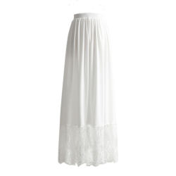 Hanfu petticoat bottoming anti-see-through ເຄິ່ງ skirt lace waist-length underskirt ກາງ skirt ມ້າ, lined ມີ 2 ແມັດ hem