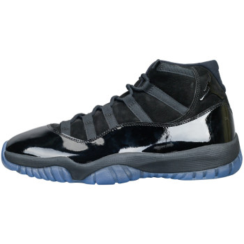 University of North Carolina Air Jordan 11 AJ11 Black Warrior All Black Gamma Blue Suede 378037-005