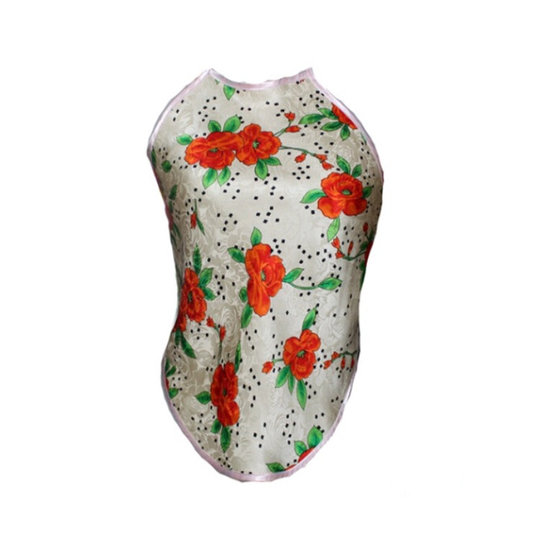 包邮 女士礼物桑蚕丝纯真丝女士内衣套装成人肚兜