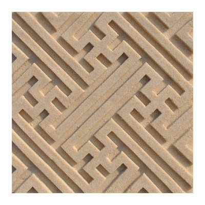 Sandstone swastika brick cultural stone image wall ktv front desk hotel bar porch Chinese background decorative plate