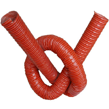 0red silicone smoke exhaust flame retardant steam ventilation hose