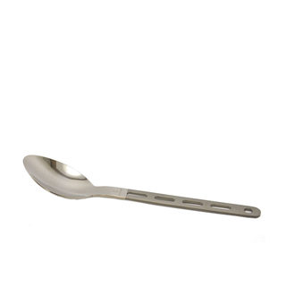 Semi-sand surface pure titanium spoon wide spoon for home camping