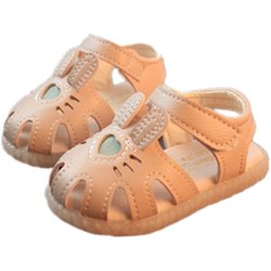 Love Summer 0-1-2 year old female baby sandals girl baby soft base shoes, princess shoes 3 children's shoes