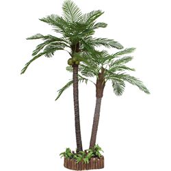 Simulated Coconut Tree Indoor Decoration Large Artificial Plant Potted Plant Mall Floor-Standing Plastic Green Plant Fake Tree Areca Palm Tree