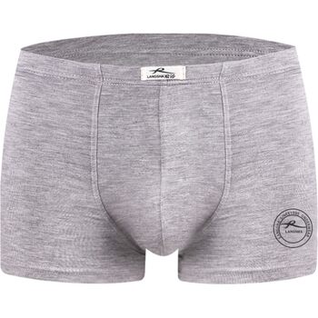 Langsha men's underwear men's boxer briefs ice silk youth trendy summer breathable thin boys personalized sexy sports boxer briefs