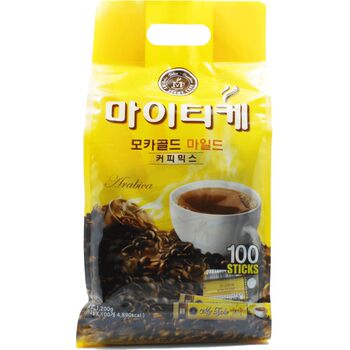 Korean Imported Coffee 100 Sticks Goddess Maticca Mocha Coffee Three-In-One Instant Coffee Powder Genuine Product with
