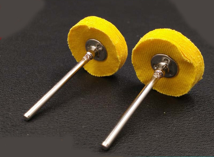 Little Yellow Buren Cotton Buren Mirror Polishing Wheel Jewelry Polishing Buren Velvet Buren Gold Tools