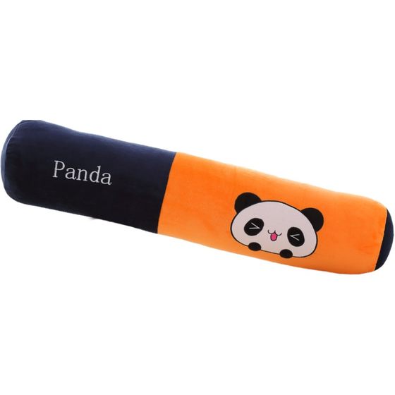 Cute and long cylindrical candy pillow big girl bed lazy pinching legs long strip sleep pillow cushion can be disassembled and washed
