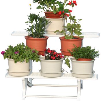 Alice plastic rack storage rack indoor and outdoor rack pot flower rack Alice multi-layer floor-standing flower pot rack