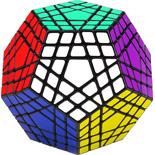 Holy hand fifth level five magic cube twelve pentagonal shapes