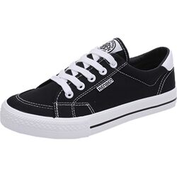 Renben 2024 New Canvas Shoes Women's Shoes Versatile White Shoes Women's Shoes Casual Black Flat Bottom Sneakers Student