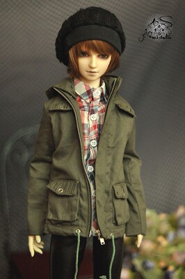 taobao agent Bjd baby clothes M3 military green jacket top