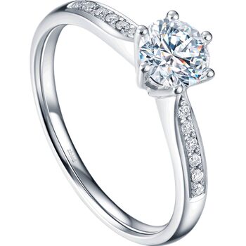 Zbird 18k eternal love gold diamond ring