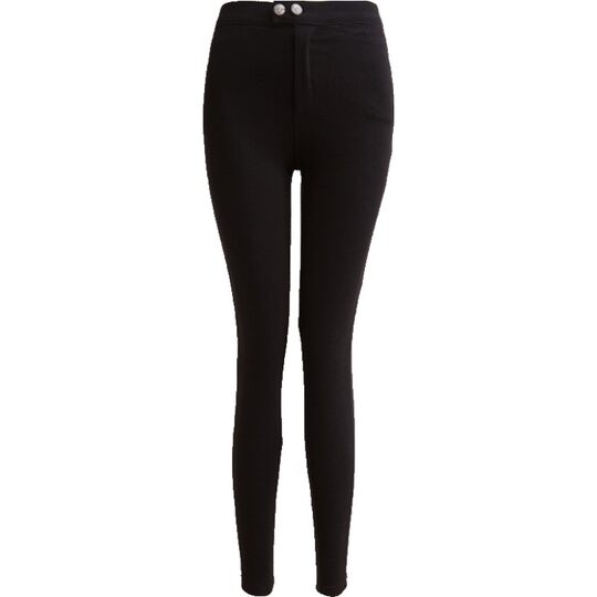 Wear versatile outside to make you look slimming in one second classic black pants