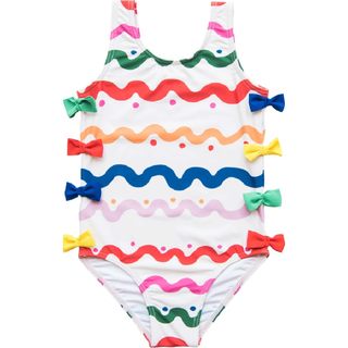 Baby swimsuit female baby 0-1-2-3 years old INS cute elegant children Bikini three-year-old hot spring girl swimwear