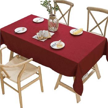Simple tablecloth cotton linen solid color nordic style modern Simple tablecloth cotton linen solid color nordic style modern