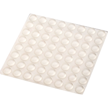 Cabinet door anti-collision silent particle muffler pad self-adhesive toilet seat cushion silicone transparent large size B type 64 tablets