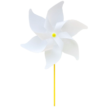 Xibao six-leaf four-corner pure white windmill real estate attractions graduation photo shooting props wedding event outdoor decoration