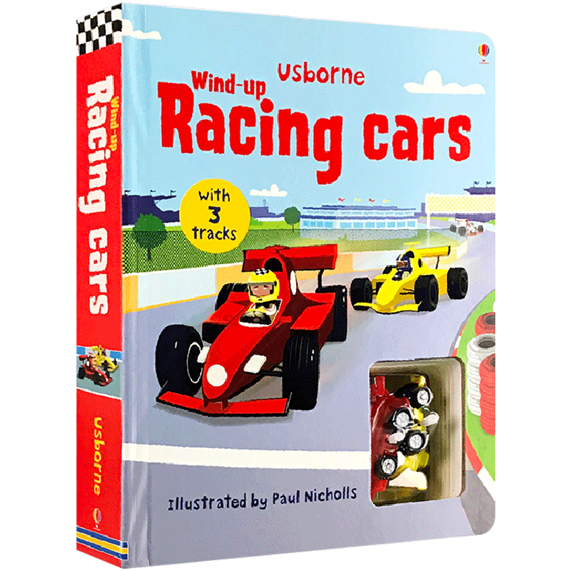 Wind Up Racing Cars Book main image 0