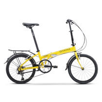 OYAMA Oyama aluminum alloy folding bicycle 20-inch 6-speed mens and womens folding bicycle Tianji-M300