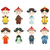 Stationery from the past, Peking Opera, classical drama, palace bookmarks