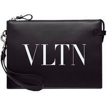 (Interest-free for 12 issues) VALENTINO Mens Black VLTN Clutch