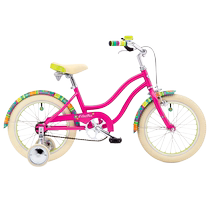 Electra vélo enfant femme 3-8 ans vélo fille style princesse 16 pouces enfant bébé vélo poudre