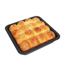 School Kitchen Black 8 Inch Square Cake Baking Pan Nonstick Biscuit Bread Bread Mold