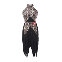 Parfait Latin dance performance clothing for women adult tassel dance dress set professional practice clothing Xia L9736