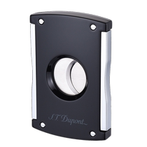 S T Dupont French Dupont cigar cutter portable double door cigar cutter stainless steel 003265