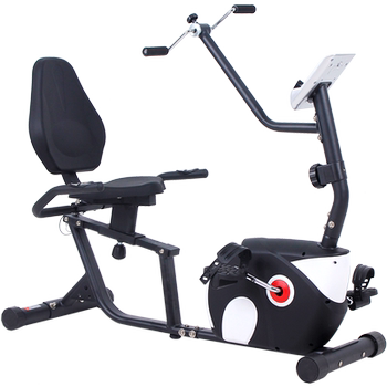 Horizontal exercise bike for home upper and lower limb rehabilitation bike