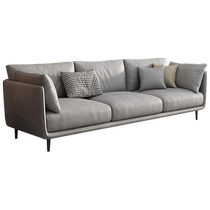 Pashaman technology fabric sofa small apartment Nordic ins style simple modern living room fabric three-person four-latex