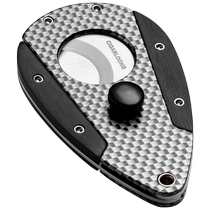 CIGARLOONG Cigar Scissors Stainless Steel Sharp Cigar Scissors with Knife Cover CC-B1002