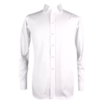 MLX 7108 New National Standard Modern Dance Top Men Shirt Latin Adult Male Sleeve Shirt