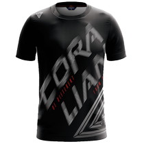 Kelian Korean badminton clothing for men and women fashionable breathable quick-drying short-sleeved suits for couples slimming sportswear