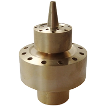 All-copper 1-inch 1-inch and a half double-layer style column nozzle layer flower nozzle rockery pool landscape water feature fountain nozzle