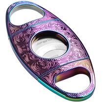 CIGARLOONG cigar scissors stainless steel double-edged cigar cutter with colorful packaging CL-J06