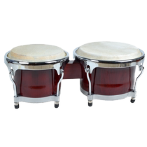 Bongo tambour Bongo Bongo tambour peau de vache 7 pouces 9 pouces enfants Bango tambourin tambour africain Orff Chun bois professionnel