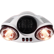 VOURCEN bathroom heater wall-mounted bathroom two-light bathroom wall-mounted wall-mounted hole-free bathroom heater lamp warm air heater