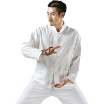 Kangsuya 2024 new Tai Chi suit for men Chinese style cotton linen and linen autumn and winter martial arts clothing boxing training suit