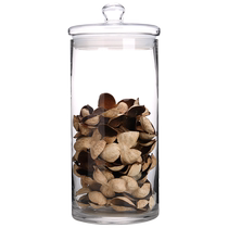 Large-capacity glass sealed jar special tea leaf tangerine peel small green mandarin orange flower isinglass moisture-proof storage tank display specimen bottle