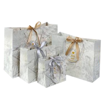 New product ins style packaging gradient gift bag clothing store handbag paper bag custom logo gift bag