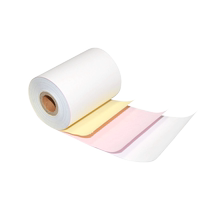 Huqiu Sanlian carbonless cashier paper 75x60 75 rolls of receipt paper three-layer dot matrix printing paper