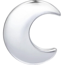 Chinese Valentines Day gift for girlfriend Chow Sang Sang Lets Play Pt950 platinum moon earrings single 89815E