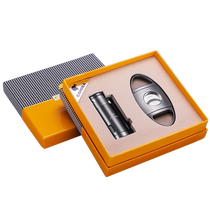 CigarKing cigar scissors lighter tool set spray gun lighter hole punch drill special accessories