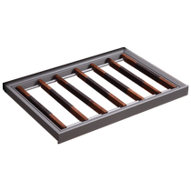 Wardrobe pull basket drawer-type cloakroom push-pull trouser rack grid drawer household retractable jewelry box cloakroom Baibaoge