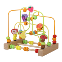 Chaîne de perles autour de la Pearl Early pour enseigner les jouets pour bébés 6-12 mois Baby Puzzle Force Cerveau 0 Un 1 Vieux 2 Enfants 3