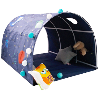 儿童室内帐篷游戏屋宝分床防护男女孩礼物爬行玩具隧道床上帐篷