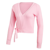 Autumn and winter adult ballet practice clothing sweater black long-sleeved childrens dance knitted top warm small shawl for women